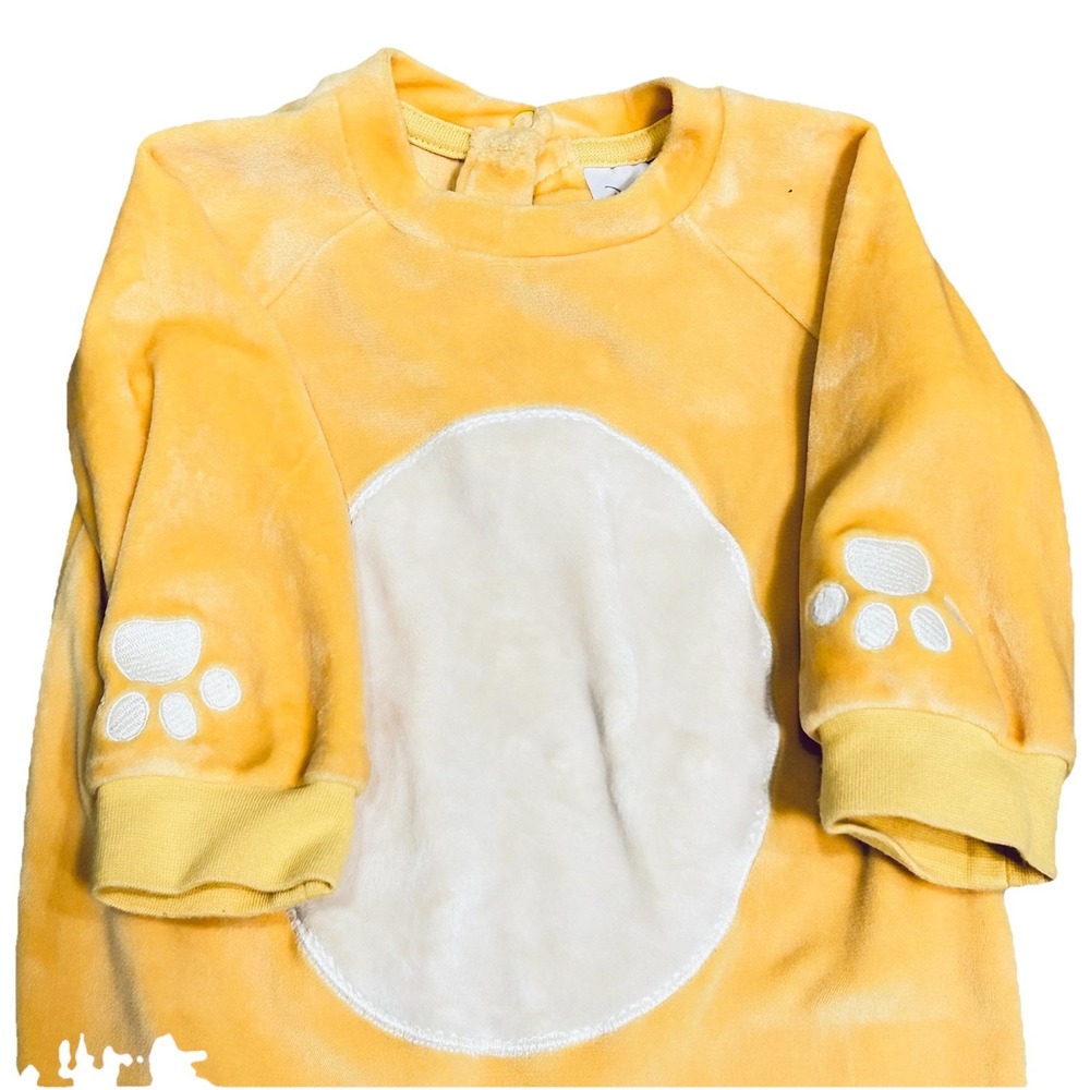Disney Baby Simba One Piece Infant 6-9M The Lion King Costume Pajama Soft Fleece - Picture 2 of 9